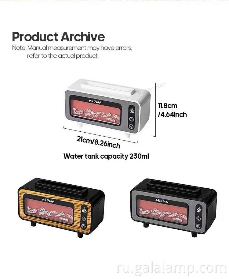 Увлажнитель эфирного масла ультразвукового огня для использования в домашнем офисе диффузор